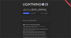 Desktop Screenshot of lightningjs.com