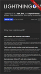 Mobile Screenshot of lightningjs.com